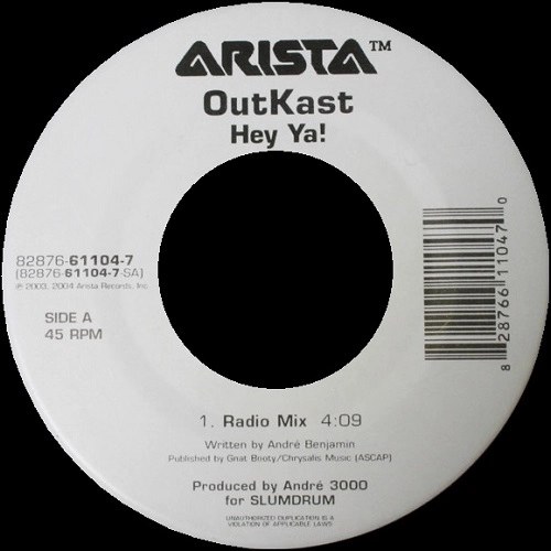 OUTKAST / HEY YA! 7"