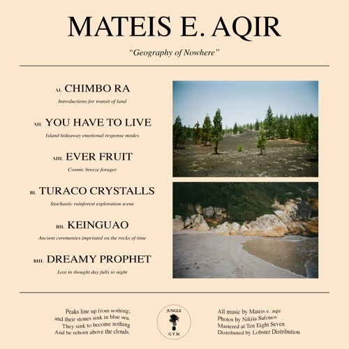 MATEIS E. AQIR / GEOGRAPHY OF NOWHERE