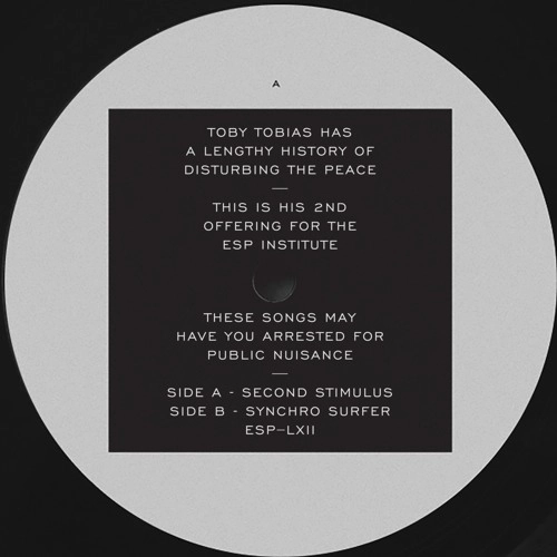 TOBY TOBIAS / SECOND STIMILUS