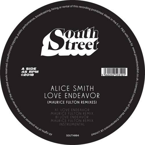 ALICE SMITH / LOVE ENDEAVOUR (MAURICE FULTON REMIXES)