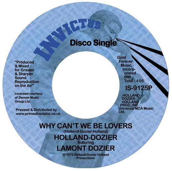 HOLLAND DOZIER FEAT LAMONT DOZIER / WHY CAN'T WE BE LOVERS