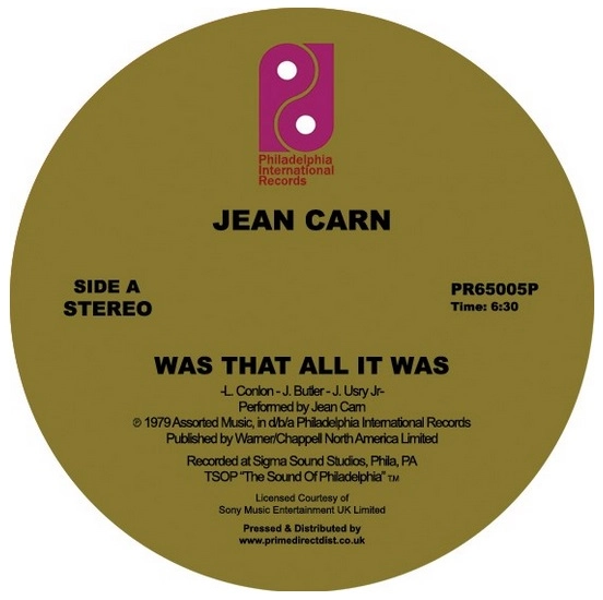 JEAN CARN / ジーン・カーン / WAS THAT ALL IT WAS / DON'T LET IT GO TO YOUR HEAD