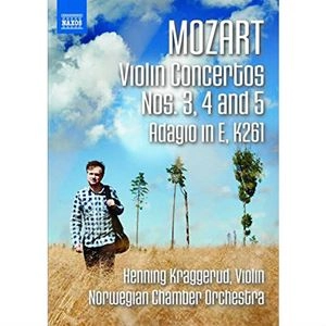 HENNING KRAGGERUD / ヘンニング・クラッゲルード / MOZART: VIOLIN CONCERTOS NOS.3, 4 AND 5