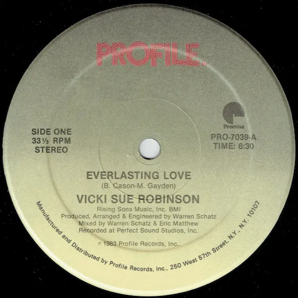 VICKI SUE ROBINSON / ヴィッキー・スー・ロビンソン / EVERLASTING LOVE