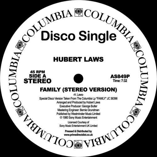 HUBERT LAWS / ヒューバート・ロウズ / FAMILY