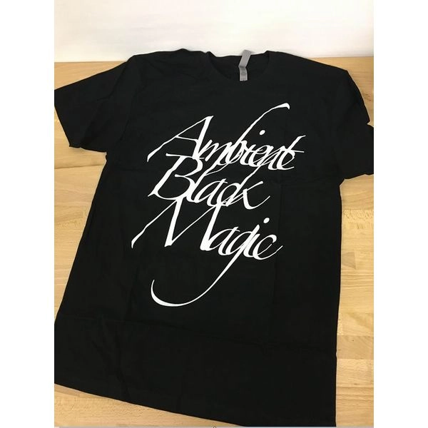 HOSPITAL PRODUCTIONS / HOSM-007 RAINFOREST SPIRITUAL ENSLAVEMENT - AMBIENT BLACK MAGIC - TSHIRT GLOW IN THE DARK ON BLACK (M)