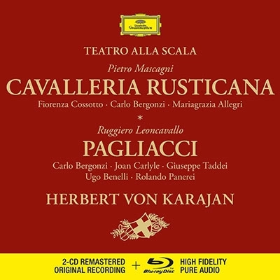 HERBERT VON KARAJAN / ヘルベルト・フォン・カラヤン / MASCAGNI: CAVALLERIA RUSTICANA & LEONCAVALLO: I PAGLIACCI (2CD+BD AUDIO)
