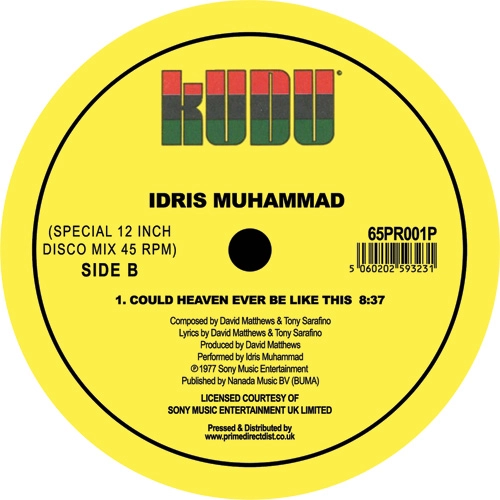 IDRIS MUHAMMAD / アイドリス・ムハマッド / COULD HEAVEN EVER BE LIKE THIS (LATE NITE TUFF GUY REMIX)