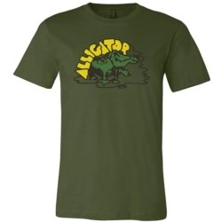 ALLIGATOR CLASSIC TEE / FULL COLOR LOGO OLIVE GREEN (M)