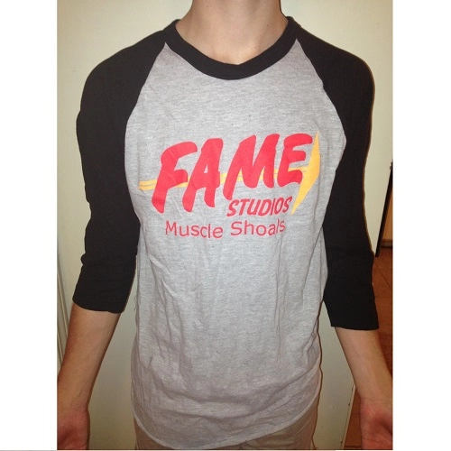 FAME RECORD GOODS / ORIGINAL FAME BUILDING LOGO T SHIRT (M)