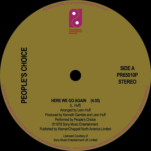 PEOPLE'S CHOICE / ピープルズ・チョイス / HERE WE GO AGAIN / JAM.JAM.JAM
