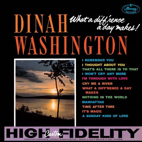 DINAH WASHINGTON / ダイナ・ワシントン / 縁は異なもの / WHAT A DIFF RENCE A DAY MAKES