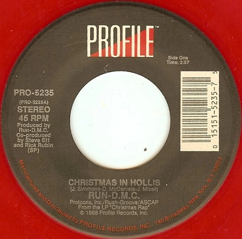 RUN DMC / CHRISTMAS IN HOLLIS / LET THE JINGLE BELLS