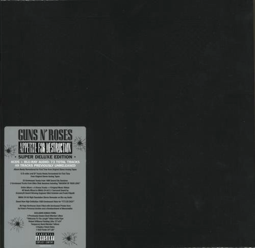GUNS N' ROSES / ガンズ・アンド・ローゼズ / APPETITE FOR DESTRUCTION<SUPER DELUXE EDITION/4CD+BLURAY-AUDIO>
