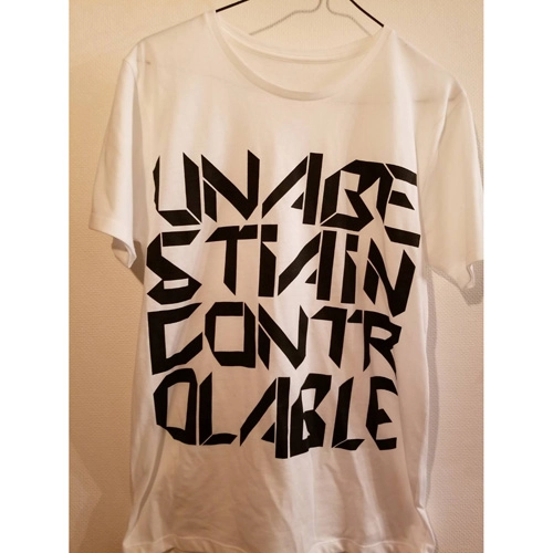 Una Bestia Incontrolable / Una Bestia Incontrolable T-SHIRT WHITE/XL
