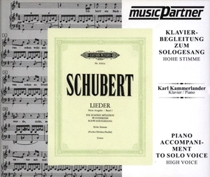 KARL KAMMERLANDER / SCHUBERT: LIEDER VOLUME 1 (PIANO ACCOMPANIMENT FOR SOLO VOICE)