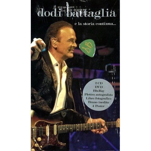 DODI BATTAGLIA / ドディ・バタリア / E LA STORIA CONTINUA... LUXURY EDITION(2CD+DVD+BLU-RAY+BOOK+POSTERS+PLECTRUM)