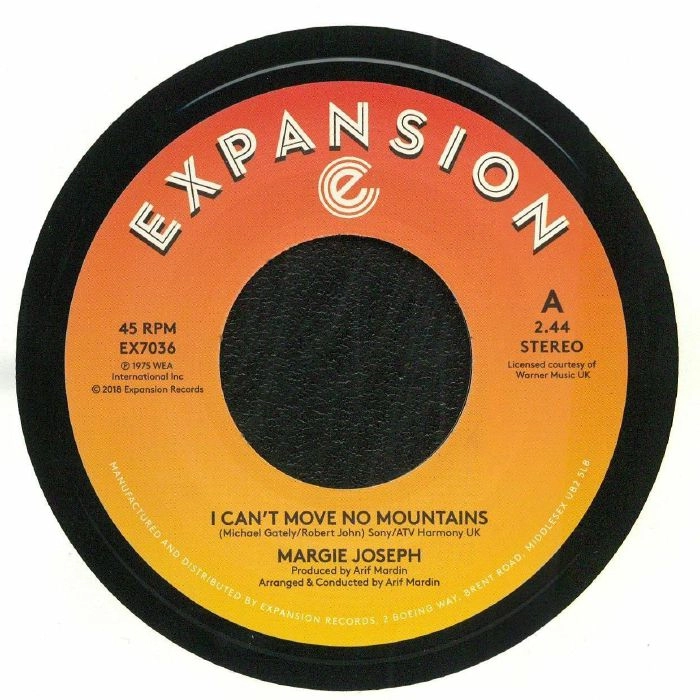 MARGIE JOSEPH / マージ・ジョセフ / I CAN'T MOVE NO MOUNTAINS / COME ON BACK TO ME LOVER