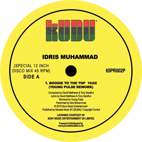 IDRIS MUHAMMAD / アイドリス・ムハマッド / BOOGIE TO THE TOP (YOUNG PULSE REMIX)