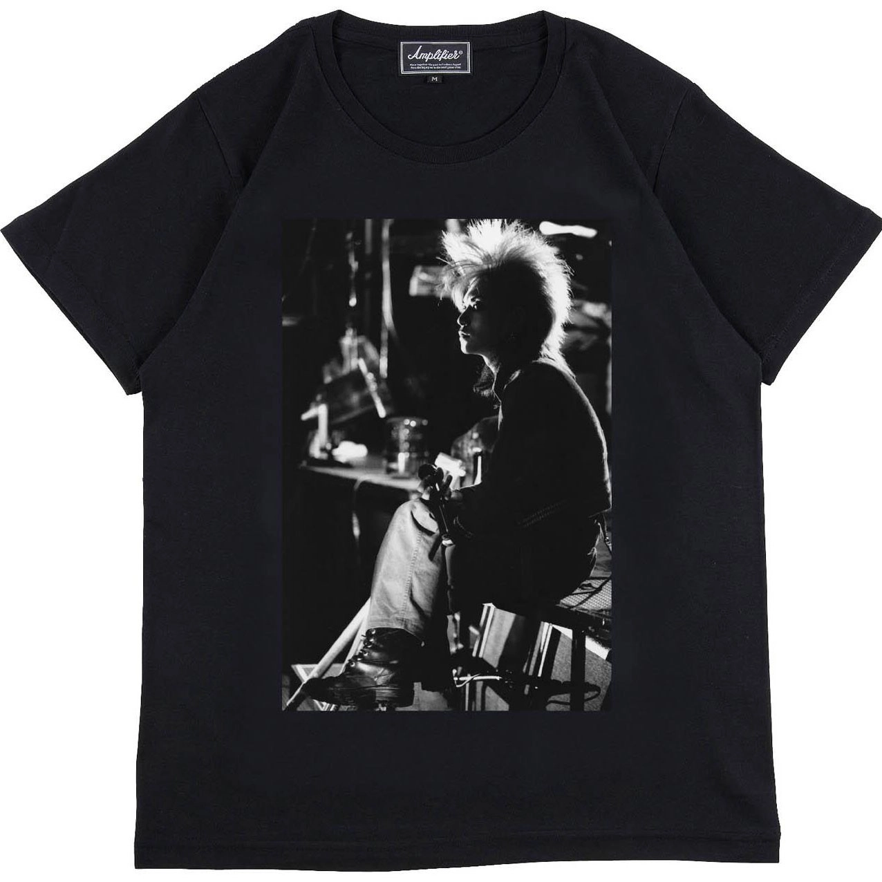 hide / Amplifier “hide” TEE design A BLACK XL