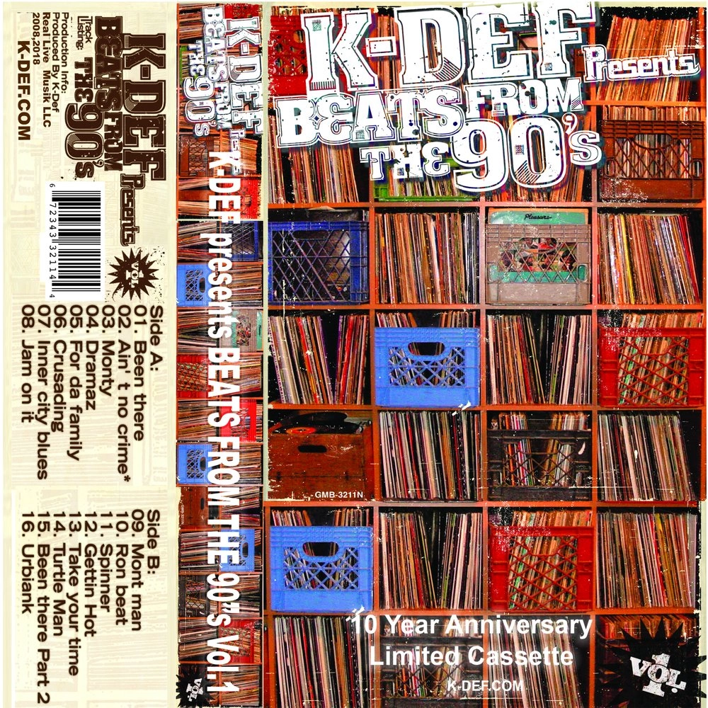 K-DEF / BEATS FROM THE 90'S VOL.1 10 YEAR ANNIVERSARY – LIMITED EDITION CASSETTE