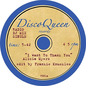 FRANKIE KNUCKLES / フランキー・ナックルズ / DISCO QUEEN #7981