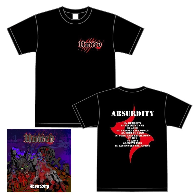 UNITED / ユナイテッド / ABSURDITY＜TシャツXLサイズ付き＞
