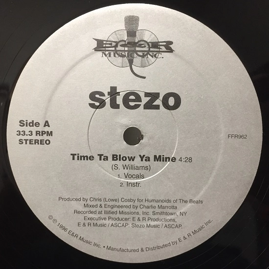 STEZO / スティ-ゾ / TIME TA BLOW YA MINE / TENTION OFF THE CHEST
