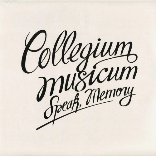 COLLEGIUM MUSICUM / コレギウム・ムジカム / SPEAK, MEMORY: 180g LIMITED VINYL
