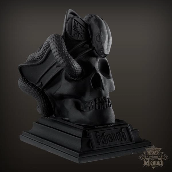 BEHEMOTH / ベヒーモス / UNHOLY TRINITY SKULL - BLACK METALLIC<CANDLE>