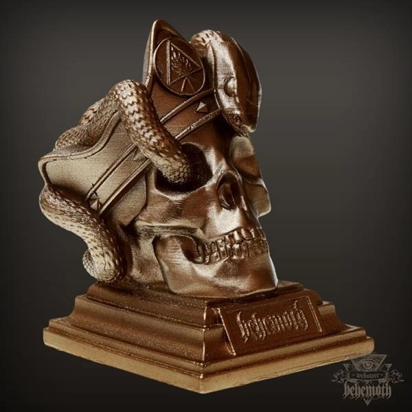 BEHEMOTH / ベヒーモス / UNHOLY TRINITY SKULL - BRASS<CANDLE>