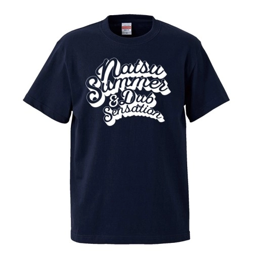 Natsu Summer / ナツ・サマー / Natsu Summer & Dub Sensation T-SHIRT NAVY S