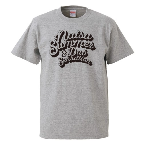 Natsu Summer / ナツ・サマー / Natsu Summer & Dub Sensation T-SHIRT GRAY L