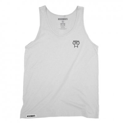 DESCENDENTS / ディセンデンツ / MILO HEAD EMBROIDERED TANK (S/WHITE)