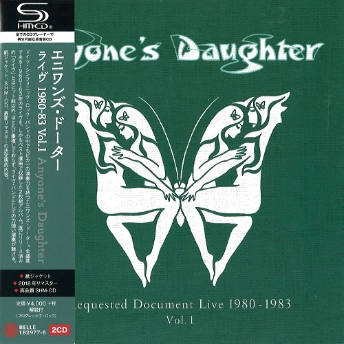 ANYONE'S DAUGHTER / エニワンズ・ドーター / LIVE 1980-83 VOL.1 / ライヴ1980－83 VOL.1（SHM-CD）