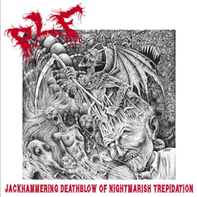 P.L.F. (PRETTY LITTLE FLOWER) / JACKHAMMERING DEATHBLOW OF NIGHTMARISH TREPIDATION (LP)