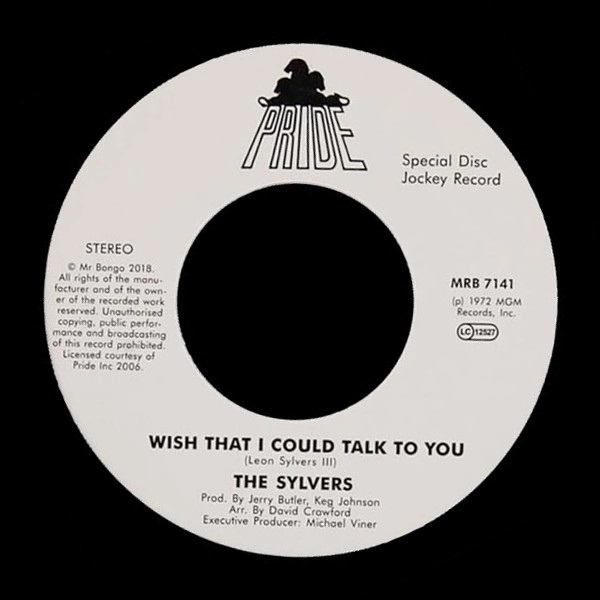 SYLVERS / シルヴァーズ / I KNOW MYSELF / WISH THAT I COULD TALK TO YOU
