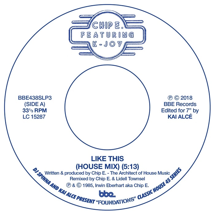 CHIP E. / チップE / LIKE THIS (7")