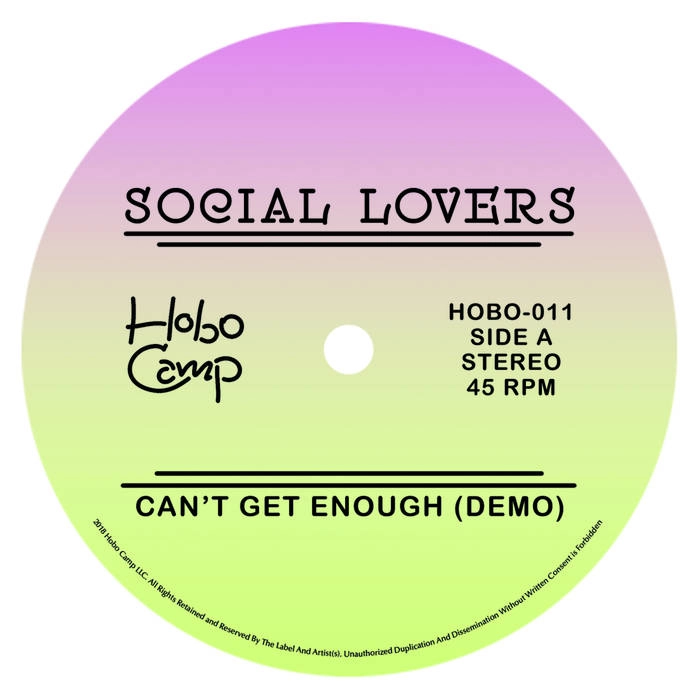 SOCIAL LOVERS / ソーシャル・ラヴァーズ / CAN'T GET ENOUGH(DEMO)/DEBRA