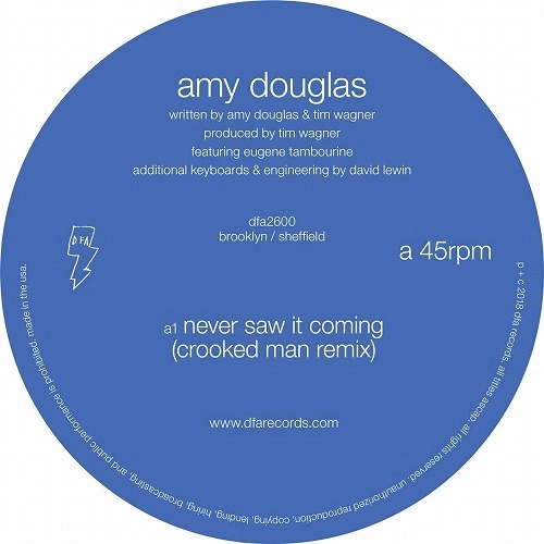 AMY DOUGLAS / NEVER SAW IT COMING (12")