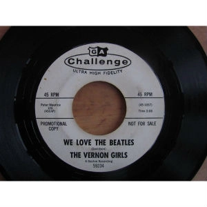 VERNONS GIRLS / WE LOVE THE BEATLES / HEY LOVER BOY