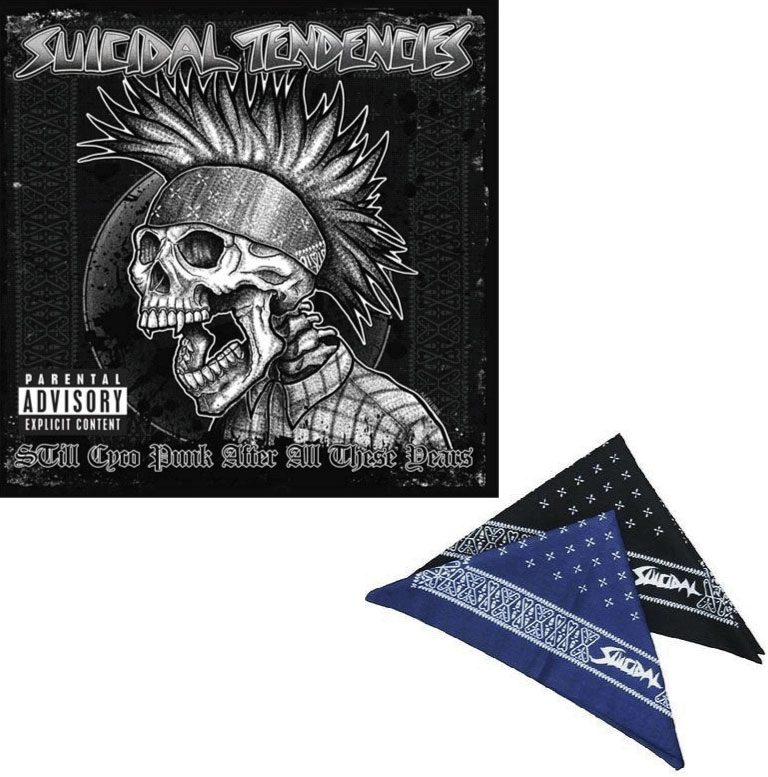 SUICIDAL TENDENCIES / スーサイダル・テンデンシーズ / STILL CYCO PUNK AFTER ALL THESE YEARS バンダナ付セット(紺)