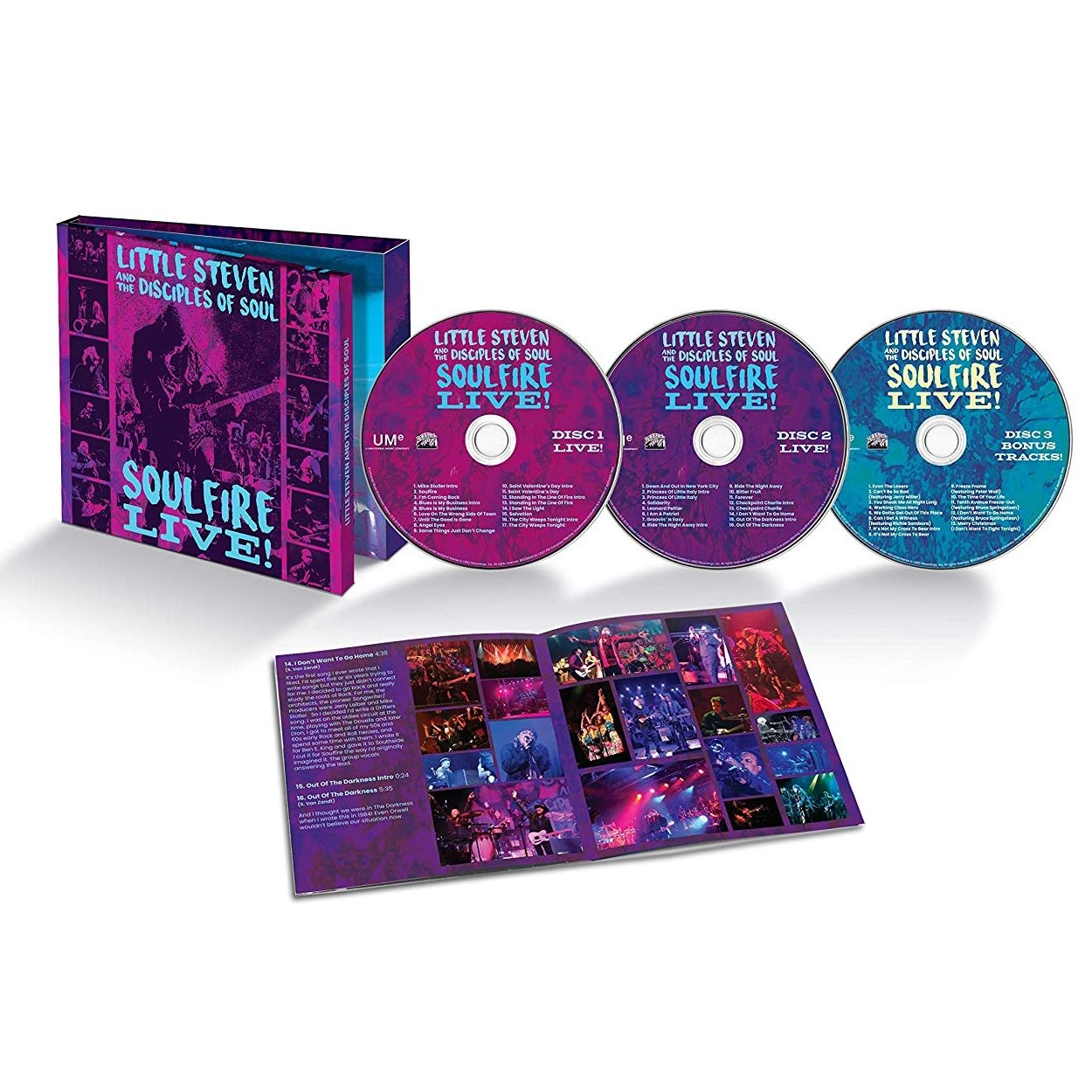 LITTLE STEVEN AND THE DISCIPLES OF SOUL / SOULFIRE?LIVE! [3CD]