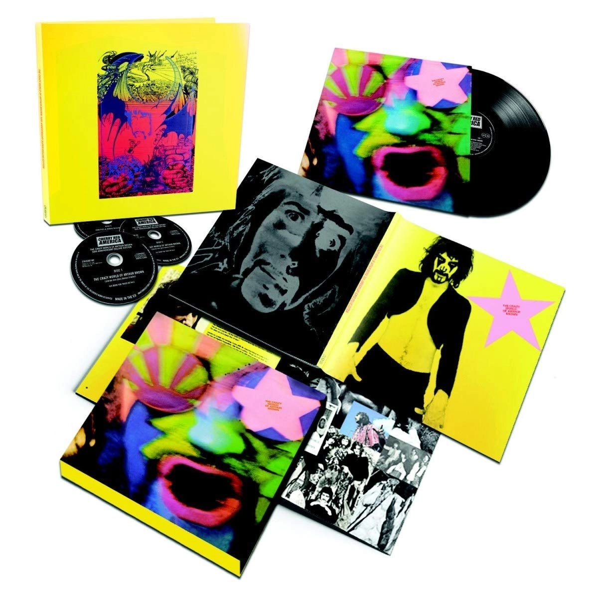 CRAZY WORLD OF ARTHUR BROWN / クレイジー・ワールド・オブ・アーサー・ブラウン / THE CRAZY WORLD OF ARTHUR BROWN: DELUXE 3CD / 1LP BOXSET (IMPORT)