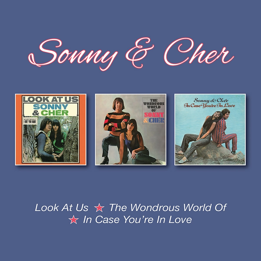 SONNY & CHER / ソニー&シェール / LOOK AT US/THE WONDROUS WORLD OF/IN CASE YOU'RE IN LOVE+BONUS TRACKS - A & B SIDES