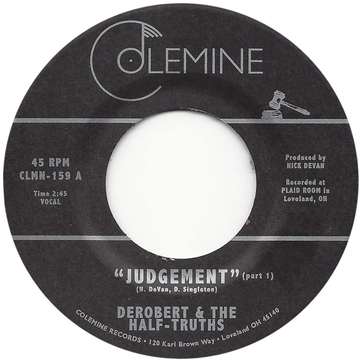 DEROBERT & THE HALF-TRUTHS / デロバート&ザ・ハーフ・トゥルーセズ / JUDGEMENT