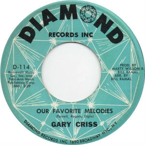 GARY CRISS / ゲイリー・クリス / OUR FAVORITE MELODIES / WELCOME HOME TO MY HEART