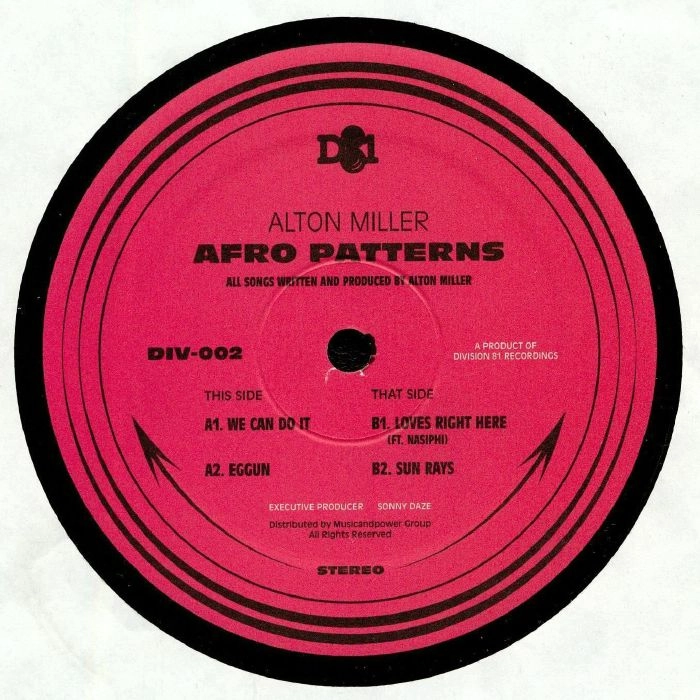 ALTON MILLER / アルトン・ミラー / AFRO PATTERNS