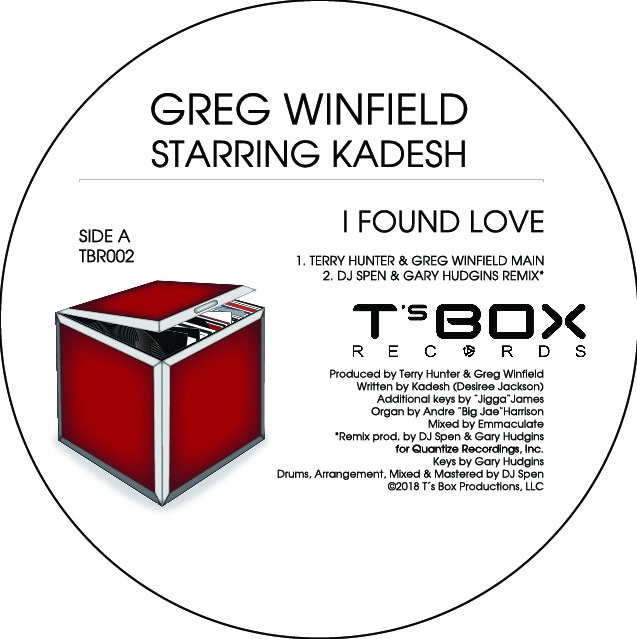 GREG WINFIELD / I FOUND LOVE  FEAT KADESH