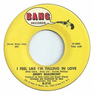 JIMMY BEAUMONT / I FEEL LIKE I'M FALLING IN LOVE / TELL ME